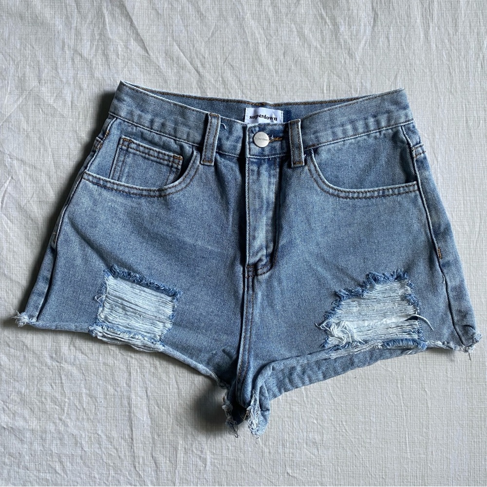 Revolve Superdown Womens Denim Shorts XXS NWT NEVER WORN